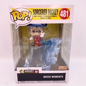 Funko Pop Disney Movie Moments Sorcerer Mickey Mouse 481 Box Lunch Exclusive